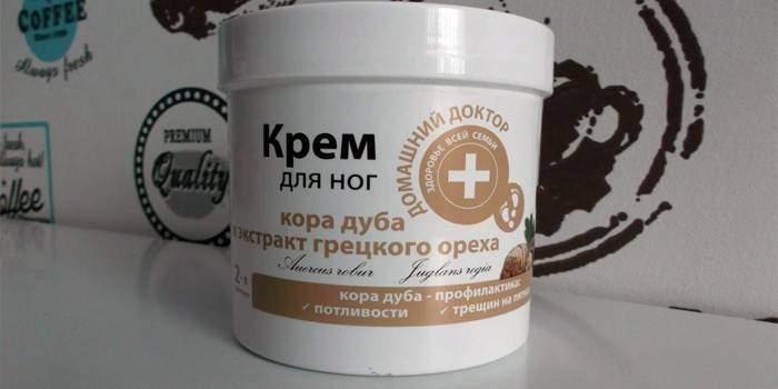Creme com extrato de noz