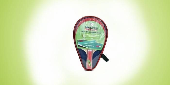 Vrchná raketa na stolný tenis