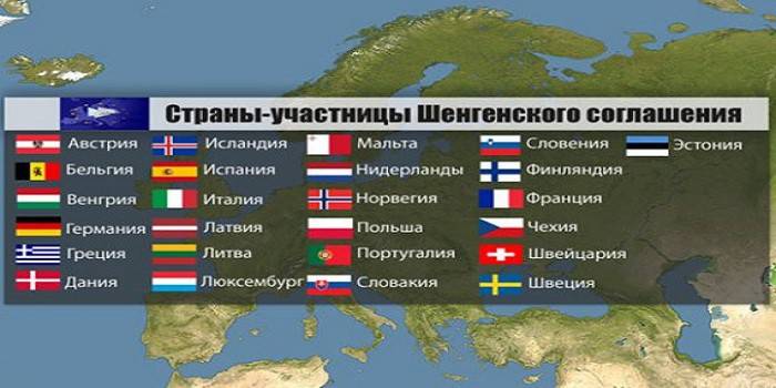 Krajiny schengenského priestoru