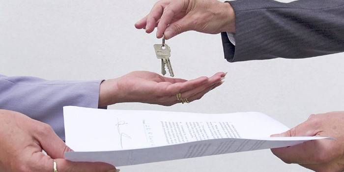 Transferencia de contrato y llaves