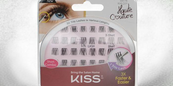 Zestaw sztucznych rzęs Kiss Haute Couture