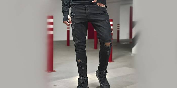 Starsze jeansy