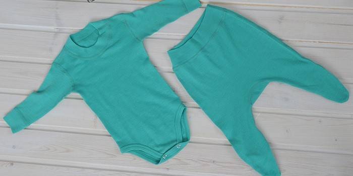 Conjunto de roupa interior térmica para crianças em algodão