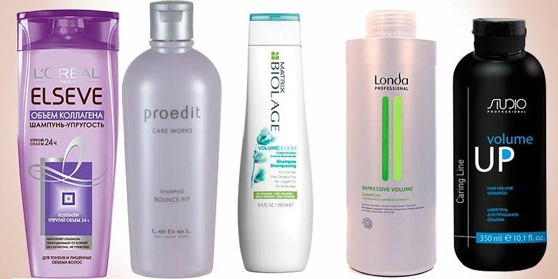 Xampus para adicionar volume ao cabelo