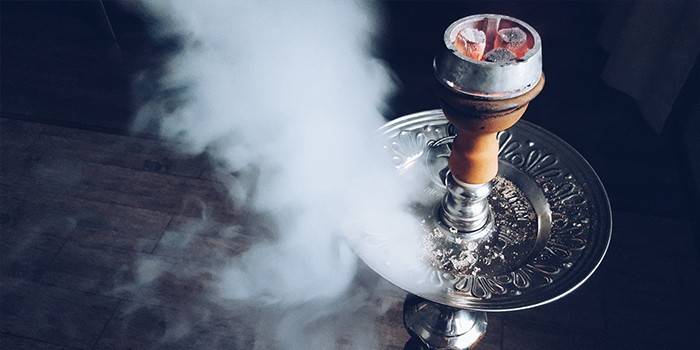 Fumaça e dispositivo de cachimbo de água