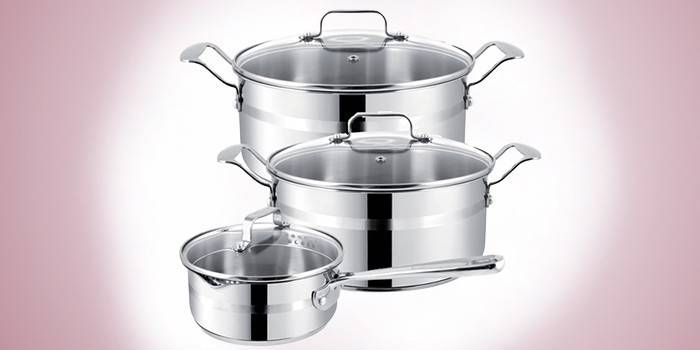 Dwie doniczki i tefal kadzi E87 4S 574 Jamie Oliver