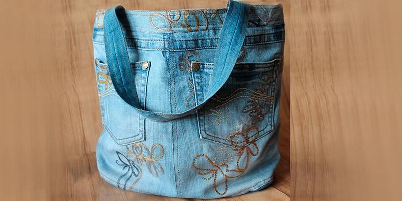 De calça jeans