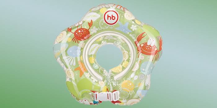 Happy Baby Swimmer Przezroczysty okrąg do kąpieli