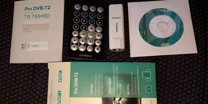 Tuner wideo z pilotem do laptopa Rombica Pro DVB-T2