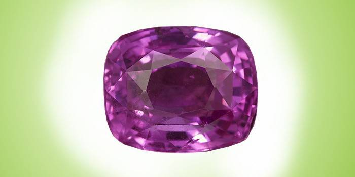 Pedra roxa rosa
