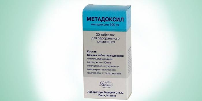 Metadoxil tabletas por paquete