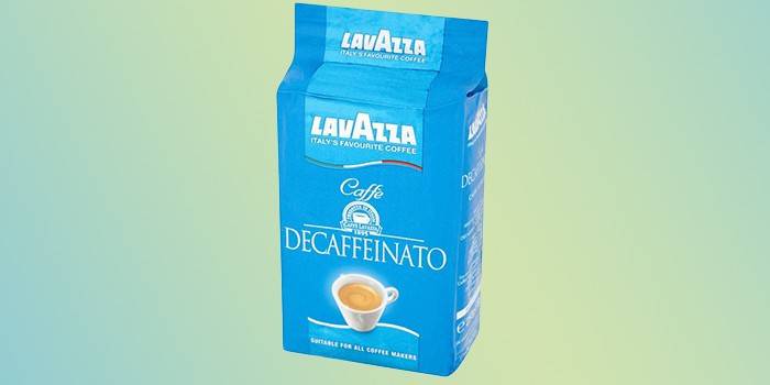 Bezkofeinowe opakowanie Lavazza Caffè Decaffeinato