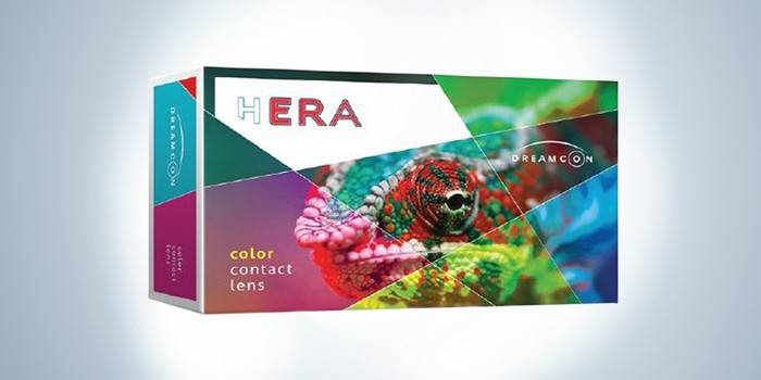 Embalagem de lentes Ultravioleta Dreamcon Hera coloridas (2 lentes)