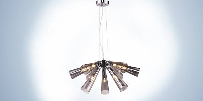 Lustre Luce Solara 5064 / 9S Fumaça