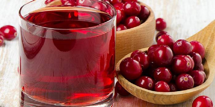 Suco de cranberry