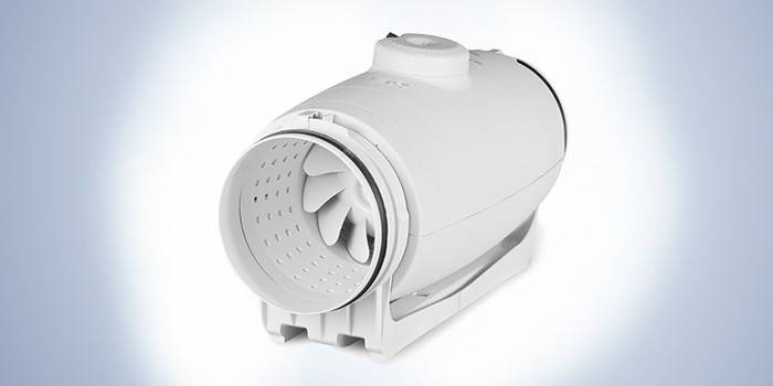 Cichy kanałowy wentylator Silent Soler & Palau TD-500 / 150-160 w plastikowej obudowie