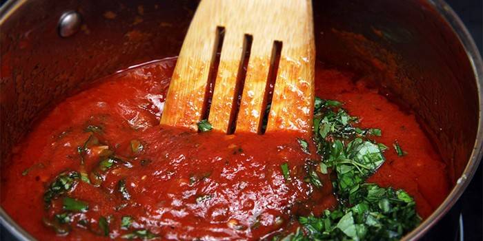 De tomates com ervas