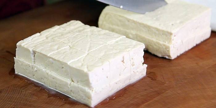 Queso de leche de soja