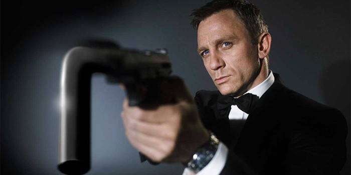 Homem, com, um, arma