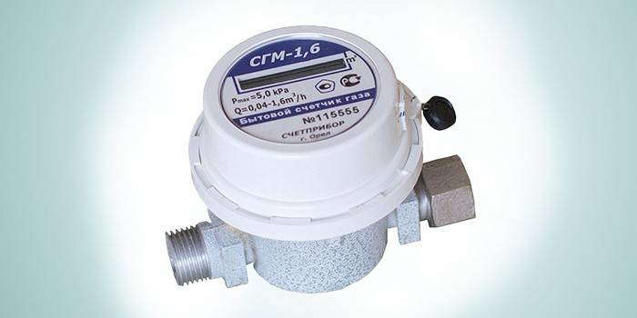 Elektronický plynomer SGM-1,6