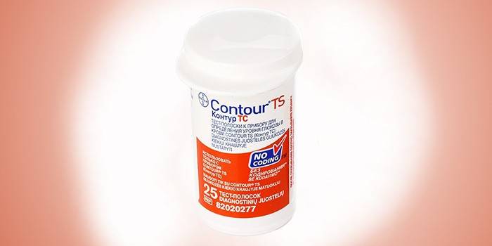 Pakowanie pasków testowych Contour TS N25