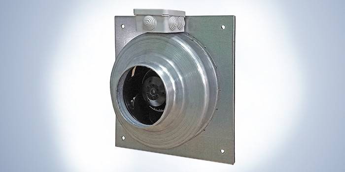 Wentylator w metalowej obudowie odśrodkowej Vanvent VKV-F 125E