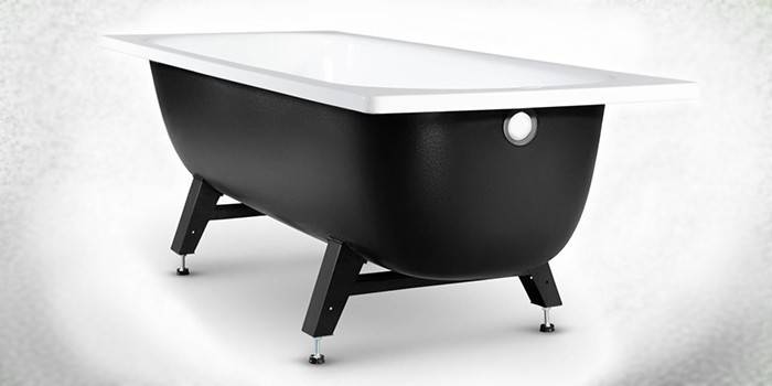 Obdĺžniková vaňa ich liatinového kombi VCh-1500 Nostalgia