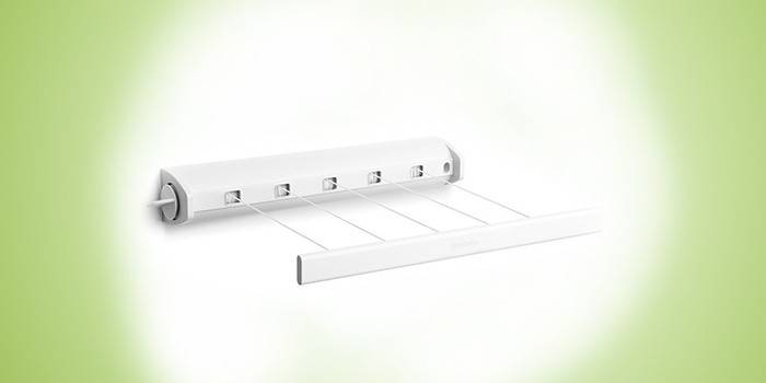Secador branco deslizante de Brabantia branco