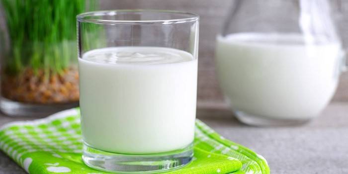 Kefir em um copo