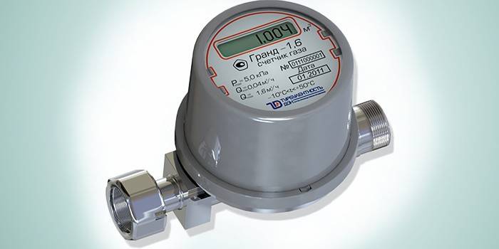 Elektronický plynomer Grand 1.6