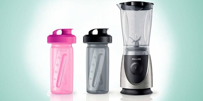 Philips HR2875 / 00 s odmernými fľašami na športové kokteily