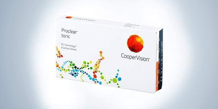 Embalagem Biocompatível Cooper Vision Proclear Lenses