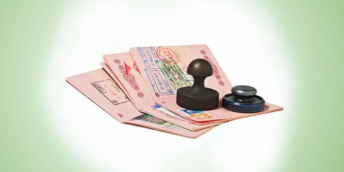Passaportes e selos