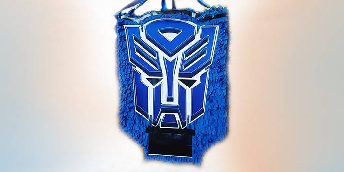 Pinata z logo Autobotów z filmu Transformers