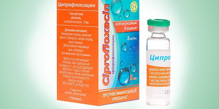 La droga ciprofloxacina