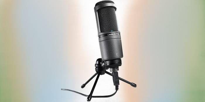 Microfone para computador Audio Technica AT2020USB