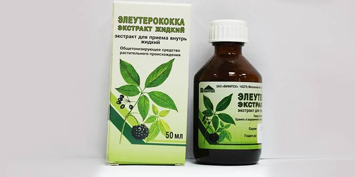 Výťažok z Eleutherococcus
