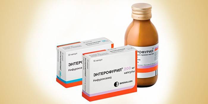Enterofuril w różnych formach uwalniania