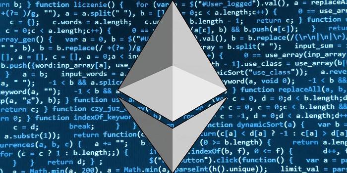 Logo kryptowaluty Ethereum