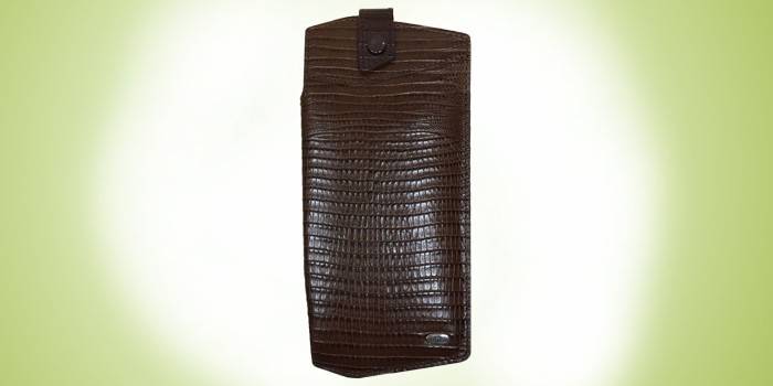 Cuero genuino Petek 631.041.02 D.Brown
