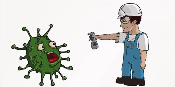 Destruição microbiana