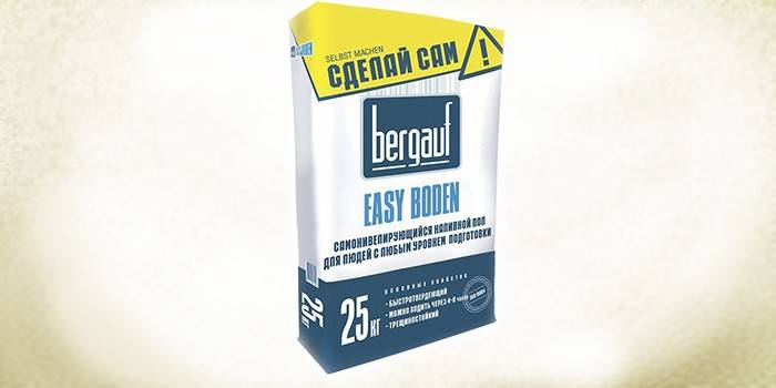 Suelo a granel a base de cemento Bergauf Easy Boden