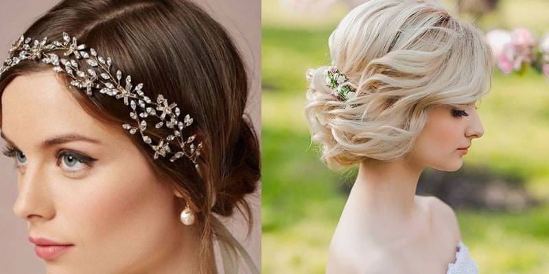 Opções de penteado de casamento