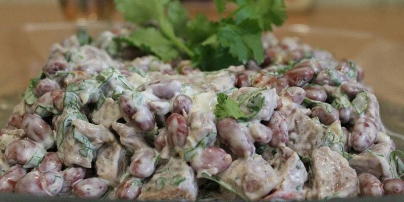 Aperitivo de res y frijoles