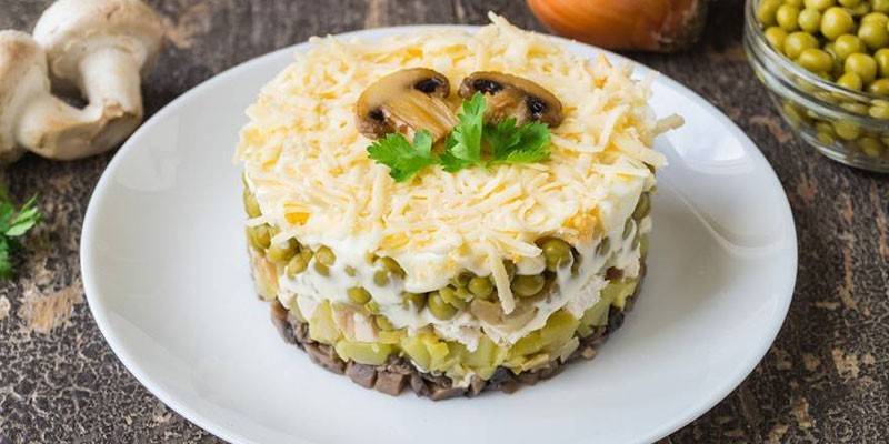 Ensalada de hojaldre