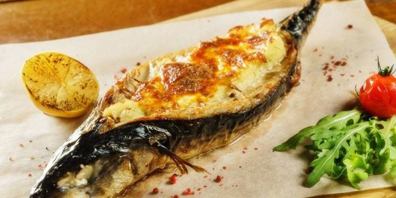 Caballa Rellena con Patatas