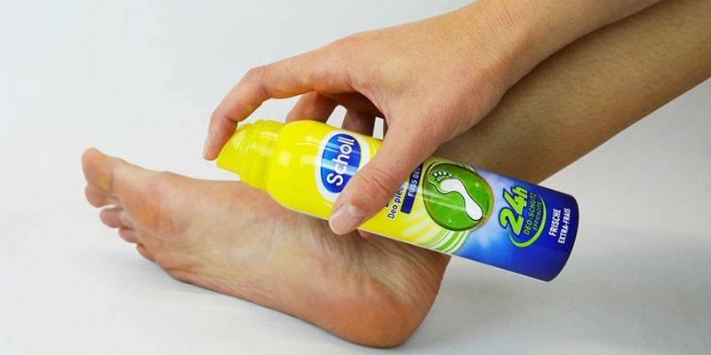 Spray desodorante para pies