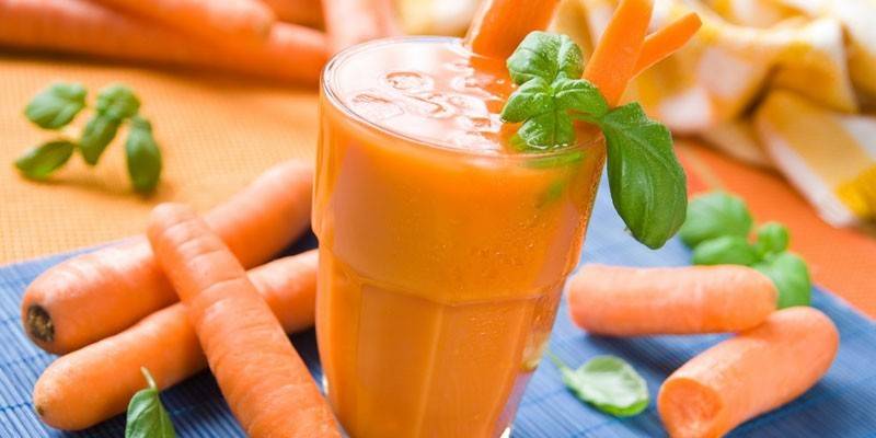 Suco de cenoura