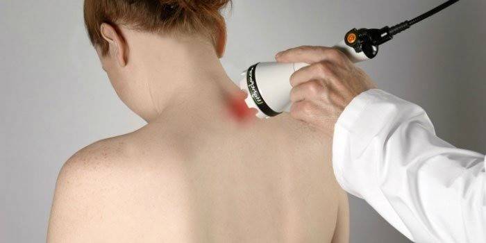 Fisioterapia para el cuello.