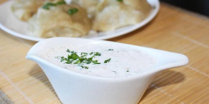 Salsa de crema agria